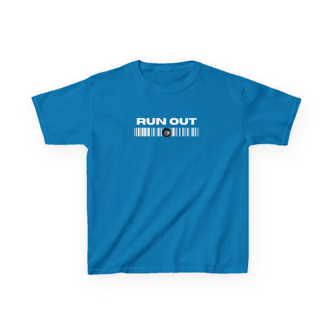 Run Out 8 Ball Scan - Youth Cotton Tee - BFLY BILLIARDS