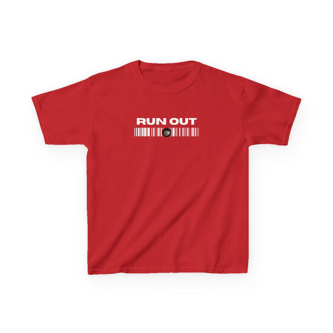 Run Out 8 Ball Scan - Youth Cotton Tee - BFLY BILLIARDS