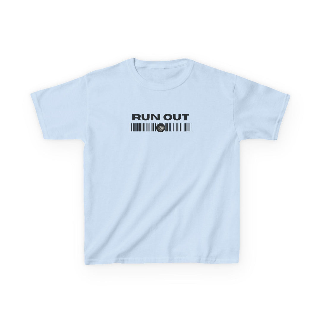 Run Out 8 Ball Scan - Youth Cotton Tee - BFLY BILLIARDS