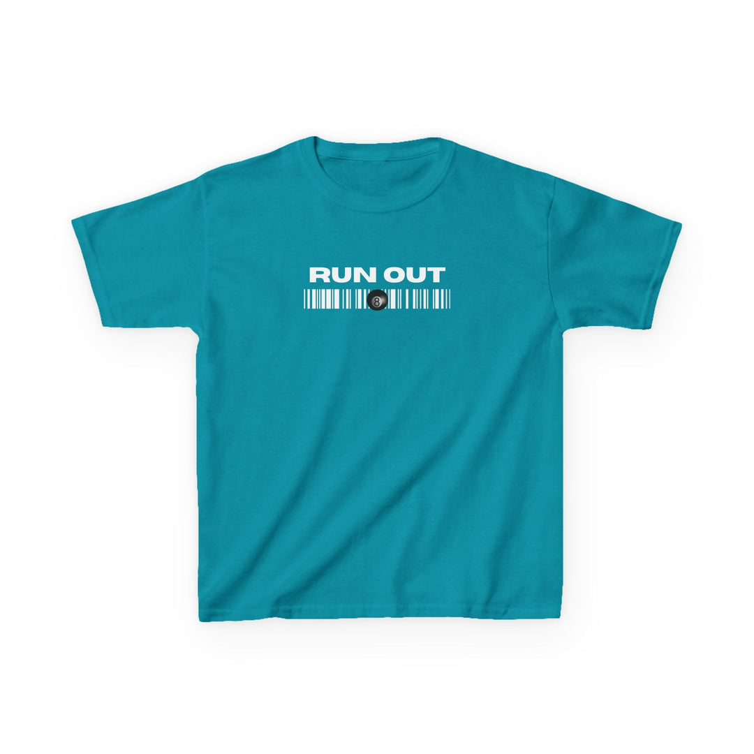 Run Out 8 Ball Scan - Youth Cotton Tee - BFLY BILLIARDS