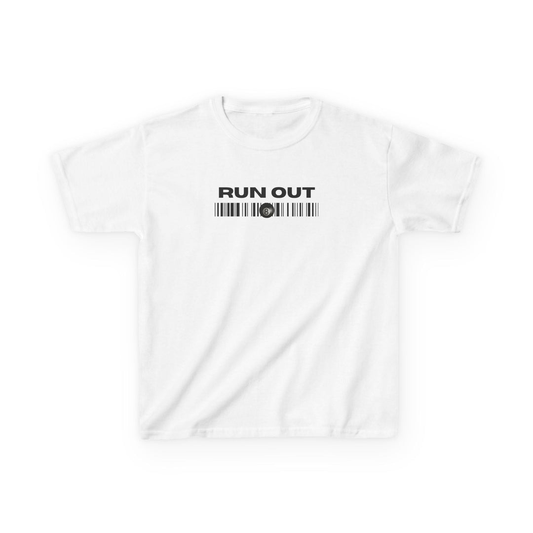 Run Out 8 Ball Scan - Youth Cotton Tee - BFLY BILLIARDS