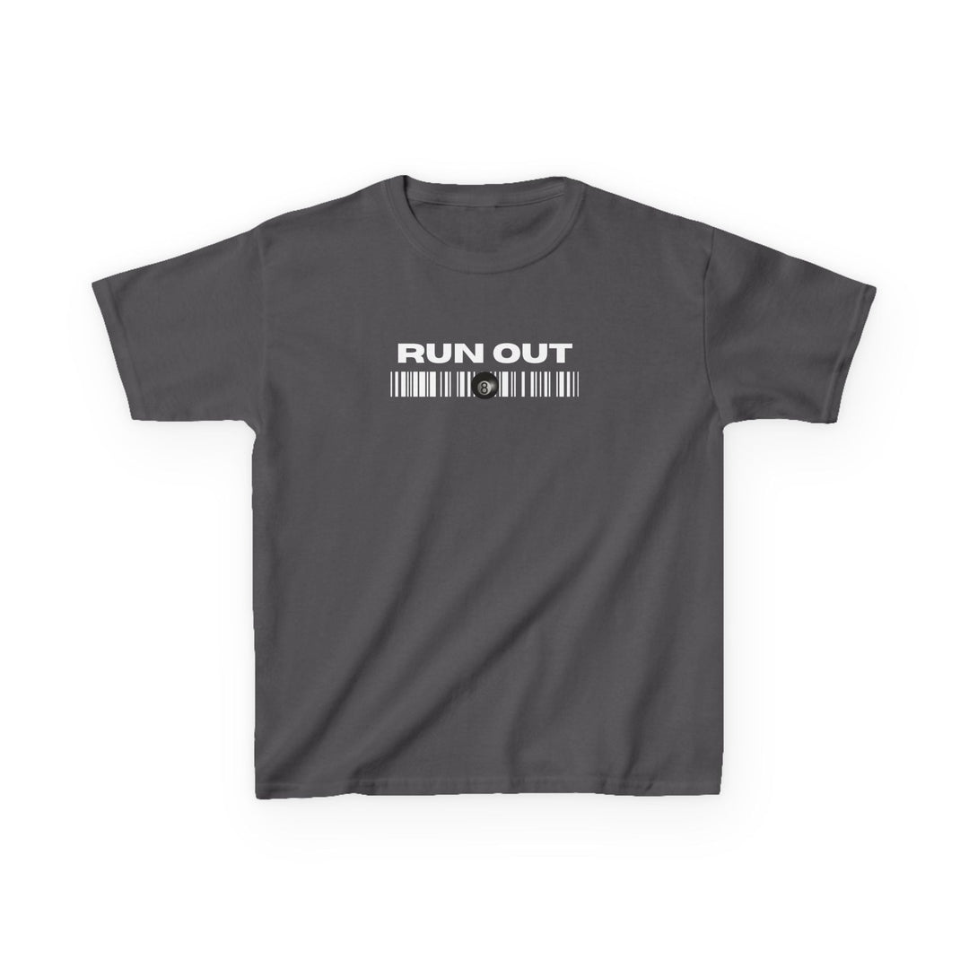 Run Out 8 Ball Scan - Youth Cotton Tee - BFLY BILLIARDS