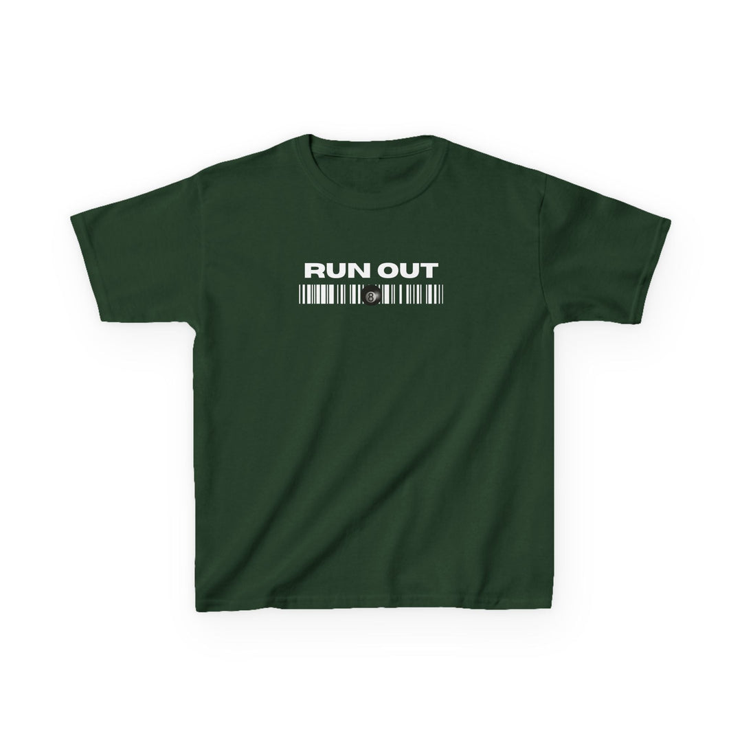 Run Out 8 Ball Scan - Youth Cotton Tee - BFLY BILLIARDS