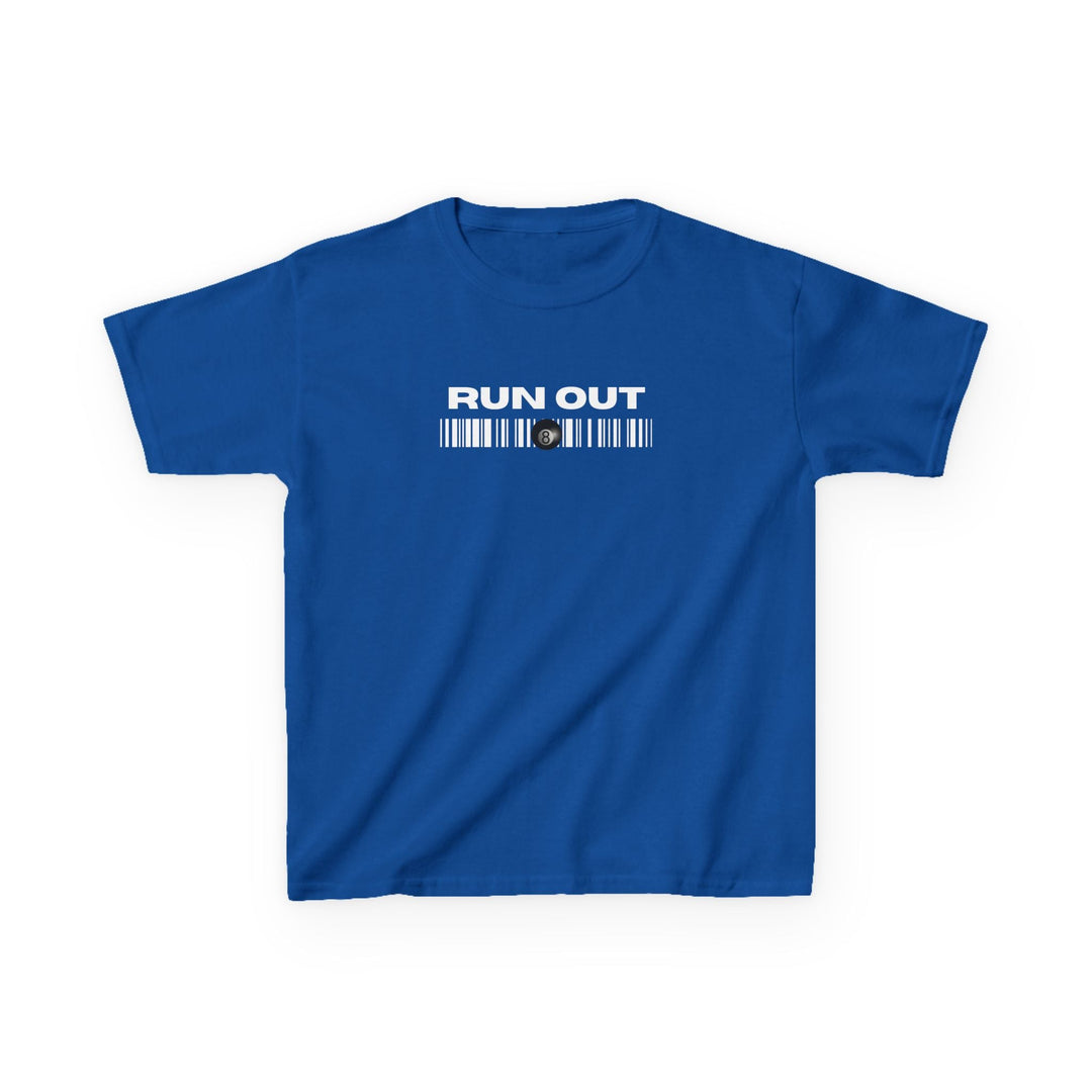Run Out 8 Ball Scan - Youth Cotton Tee - BFLY BILLIARDS