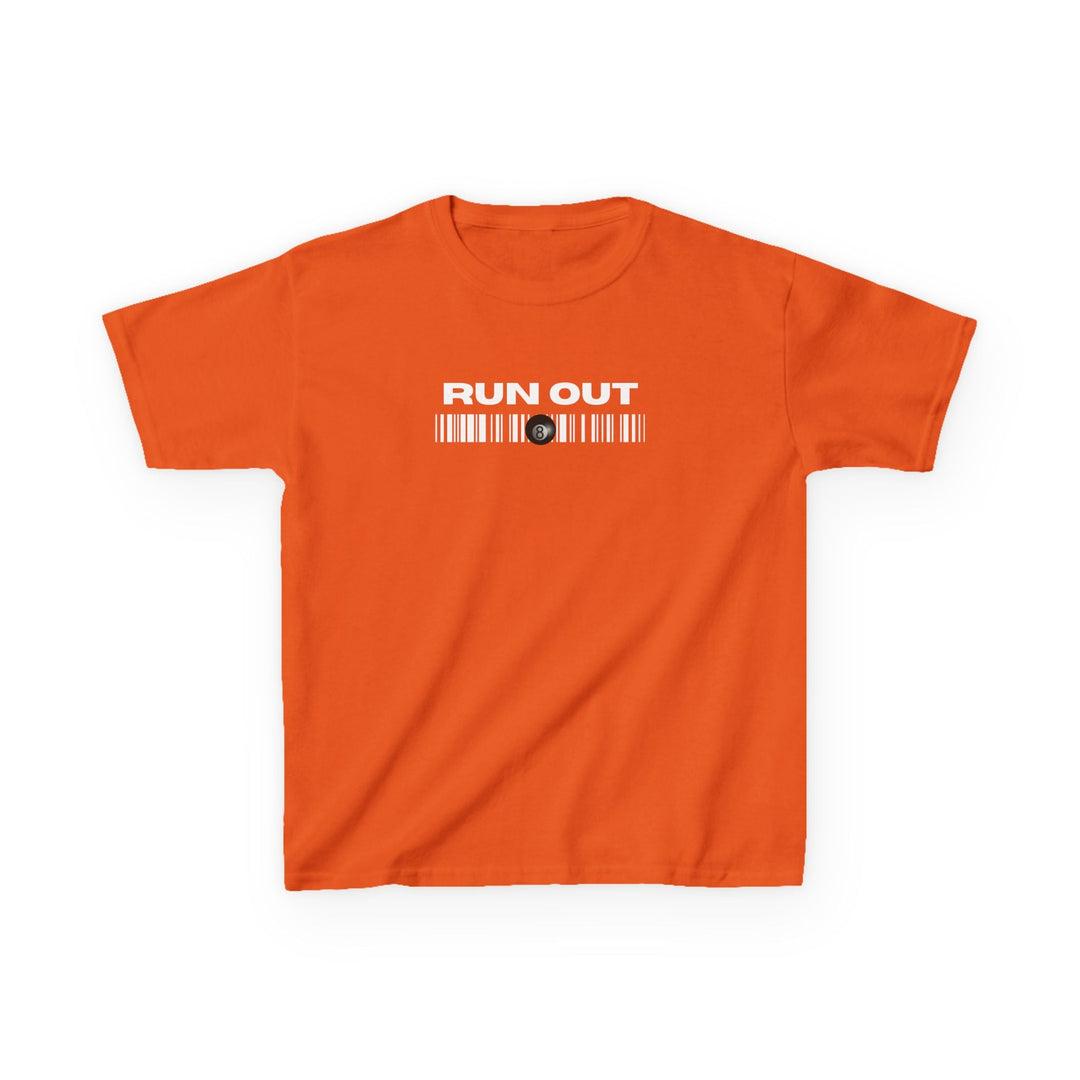 Run Out 8 Ball Scan - Youth Cotton Tee - BFLY BILLIARDS