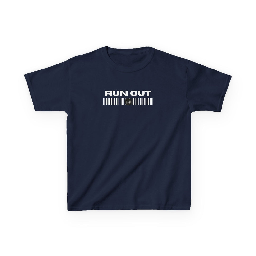 Run Out 8 Ball Scan - Youth Cotton Tee - BFLY BILLIARDS