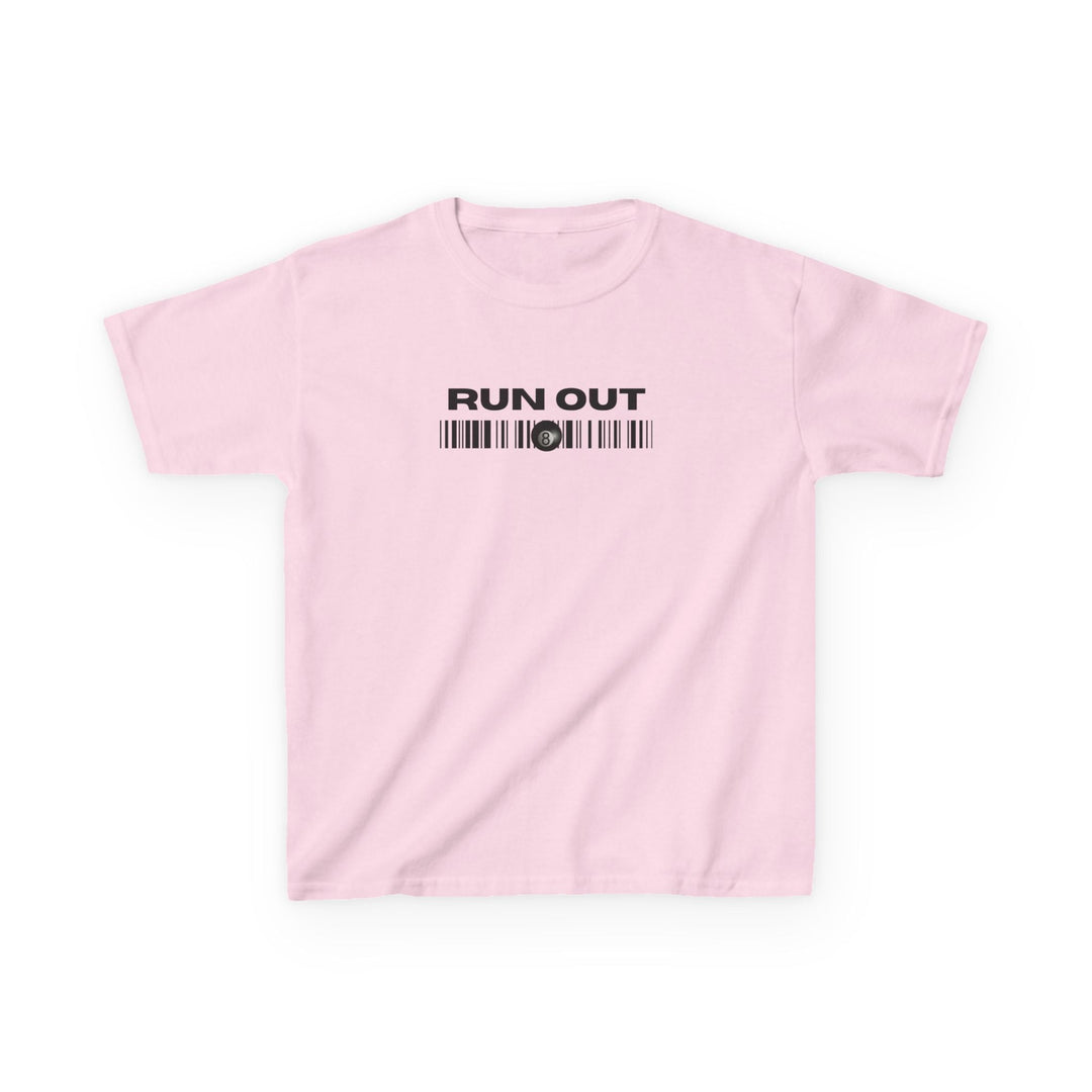 Run Out 8 Ball Scan - Youth Cotton Tee - BFLY BILLIARDS