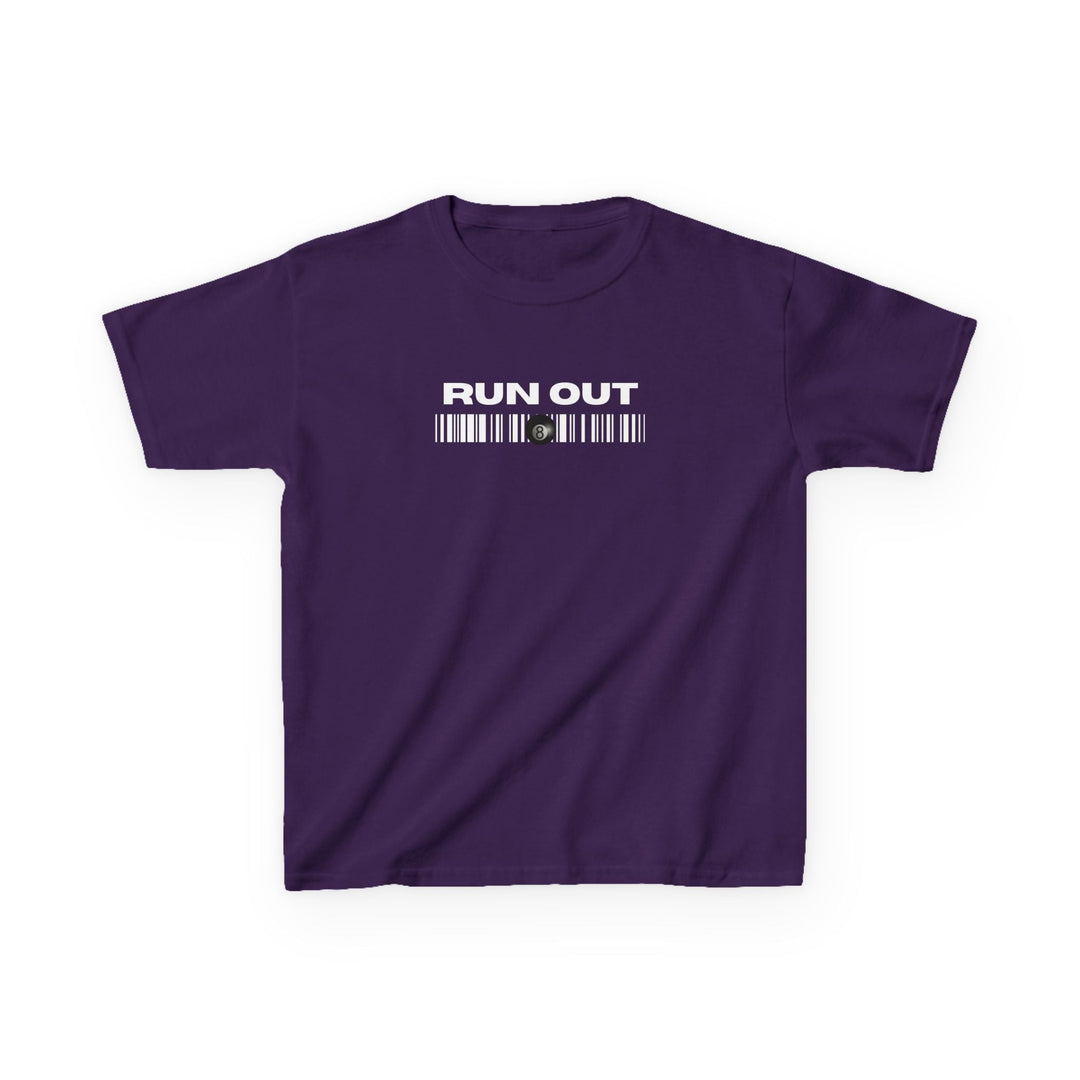 Run Out 8 Ball Scan - Youth Cotton Tee - BFLY BILLIARDS