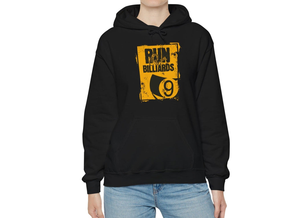 Run Out Billiards 9 Ball - Custom Pullover Hoodie - BFLY BILLIARDS