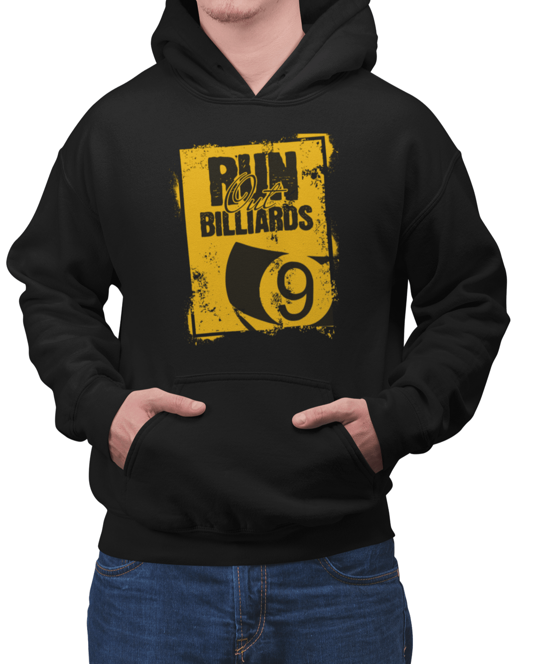 Run Out Billiards 9 Ball - Custom Pullover Hoodie - BFLY BILLIARDS