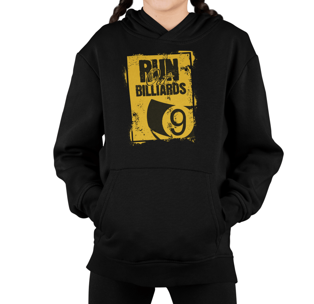 Run Out Billiards 9 Ball - Youth Hoodie - BFLY BILLIARDS