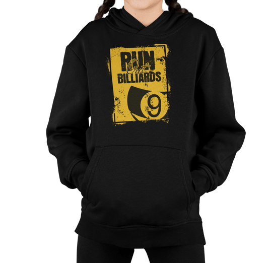 Run Out Billiards 9 Ball - Youth Hoodie - BFLY BILLIARDS