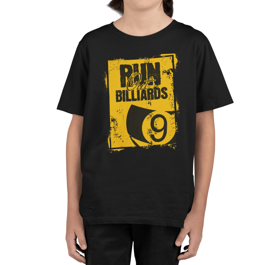 Run Out Billiards 9 Ball - Youth T-Shirt - BFLY BILLIARDS