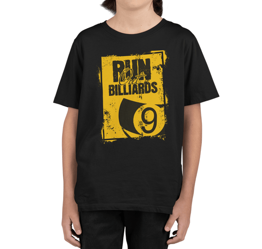 Run Out Billiards 9 Ball - Youth T-Shirt - BFLY BILLIARDS