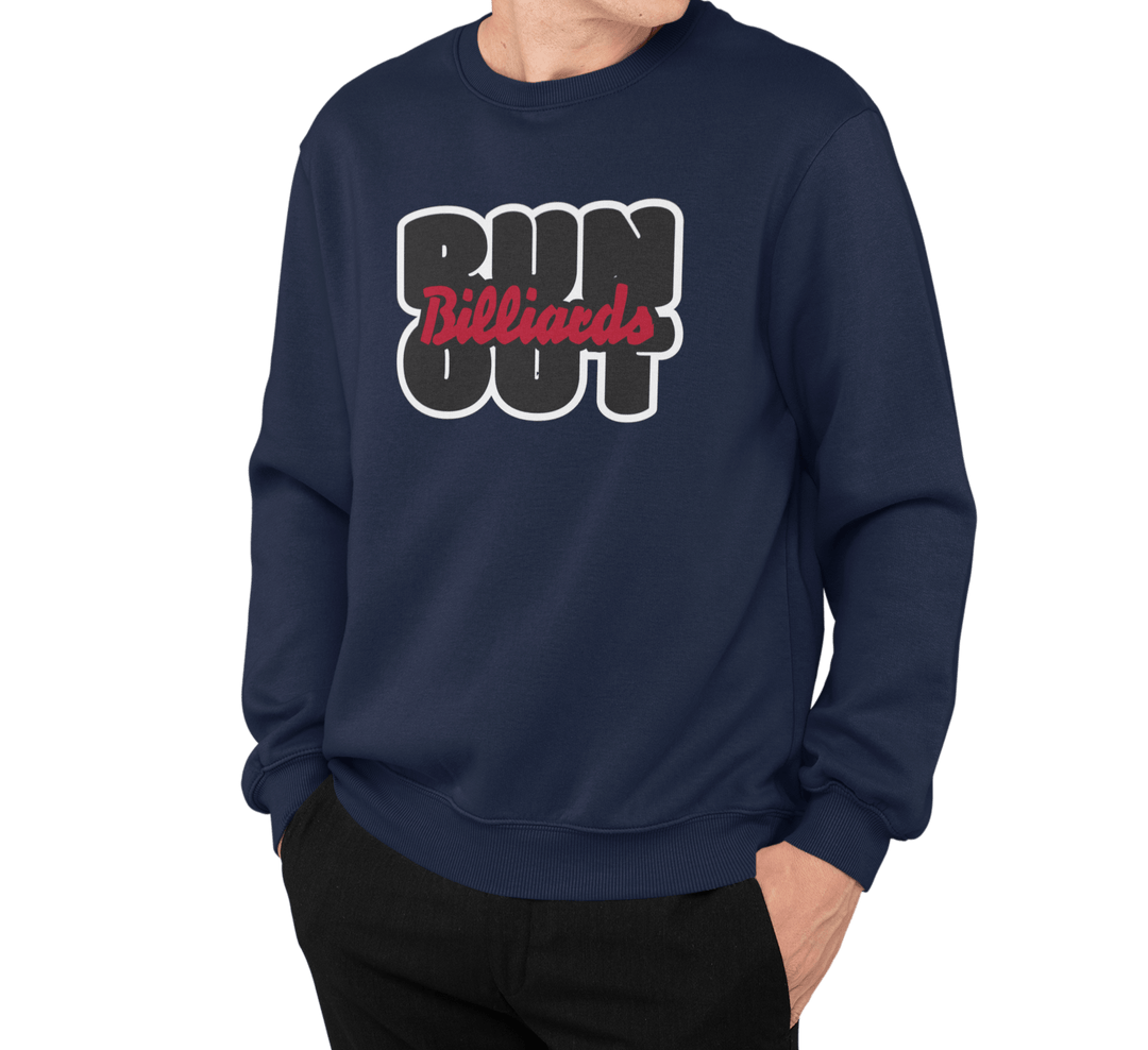 Run Out Billiards - Crewneck Sweatshirt - BFLY BILLIARDS