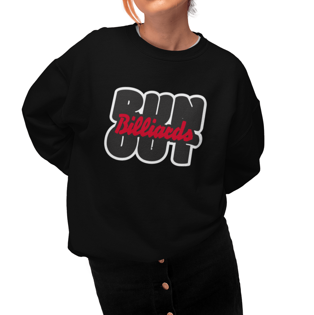 Run Out Billiards - Crewneck Sweatshirt - BFLY BILLIARDS