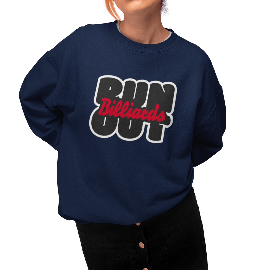 Run Out Billiards - Crewneck Sweatshirt - BFLY BILLIARDS