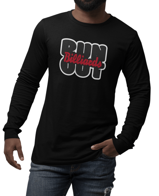 Run Out Billiards - Long Sleeve Tee - BFLY BILLIARDS