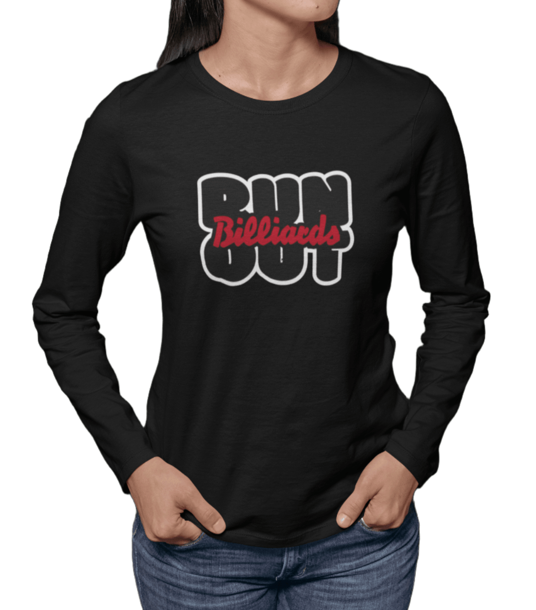 Run Out Billiards - Long Sleeve Tee - BFLY BILLIARDS