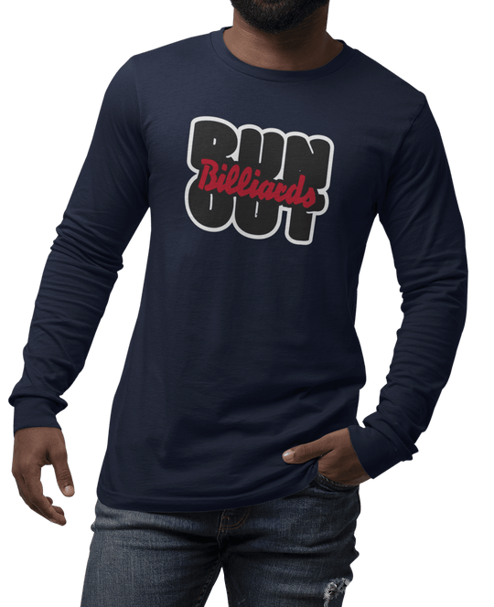Run Out Billiards - Long Sleeve Tee - BFLY BILLIARDS