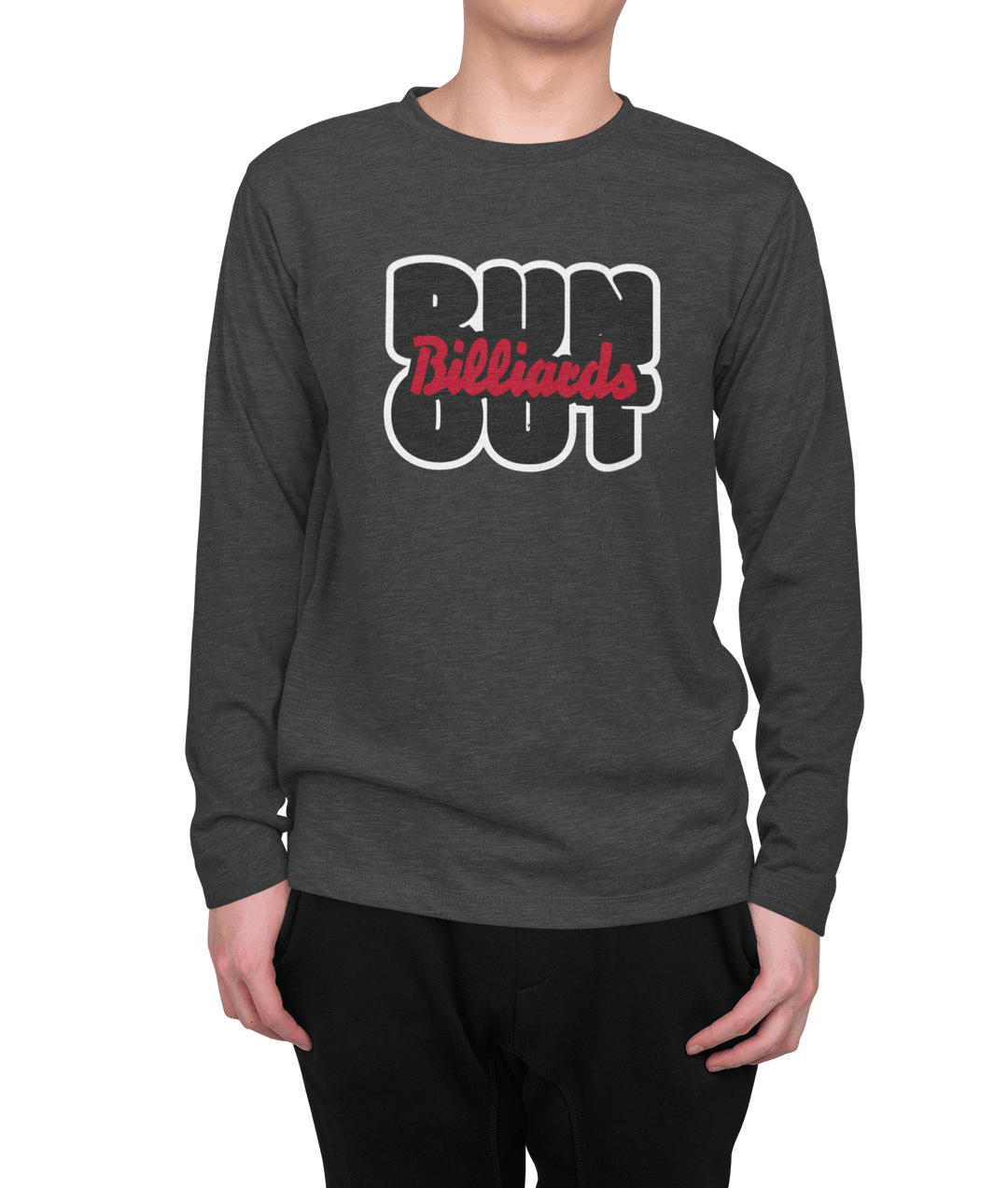 Run Out Billiards - Long Sleeve Tee - BFLY BILLIARDS