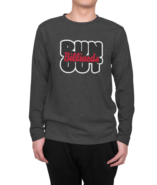 Run Out Billiards - Long Sleeve Tee - BFLY BILLIARDS