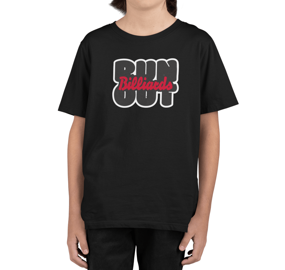 Run Out Billiards - Youth Cotton Tee - BFLY BILLIARDS