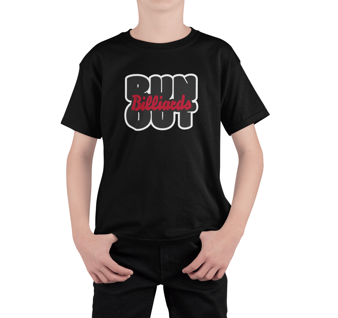 Run Out Billiards - Youth Cotton Tee - BFLY BILLIARDS
