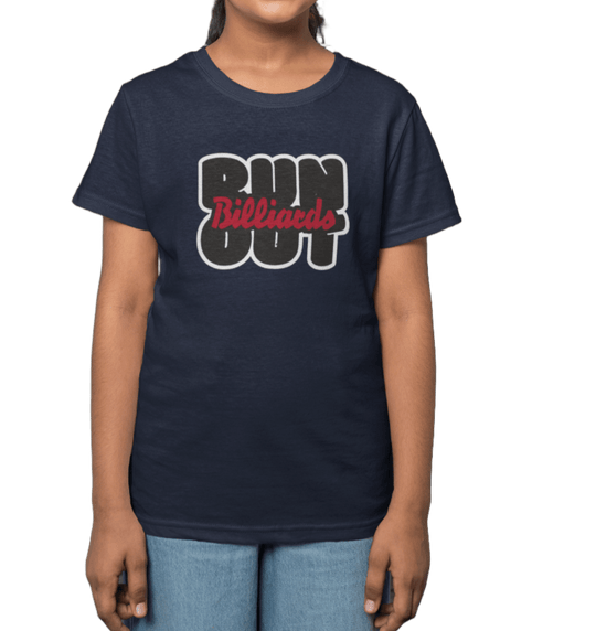 Run Out Billiards - Youth Cotton Tee - BFLY BILLIARDS