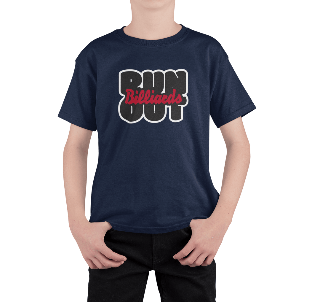 Run Out Billiards - Youth Cotton Tee - BFLY BILLIARDS