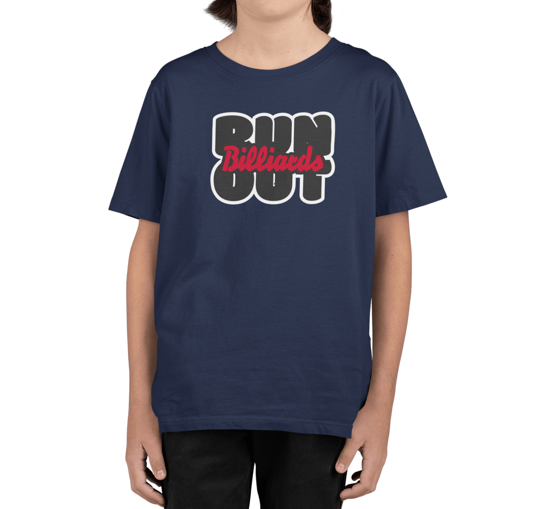 Run Out Billiards - Youth Cotton Tee - BFLY BILLIARDS
