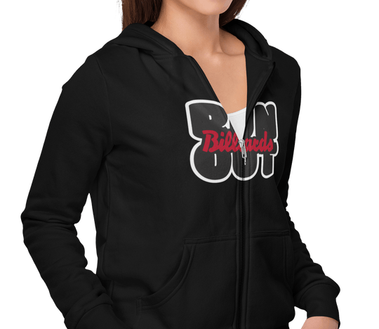 Run Out Billiards - Zip-Up Hoodie - BFLY BILLIARDS
