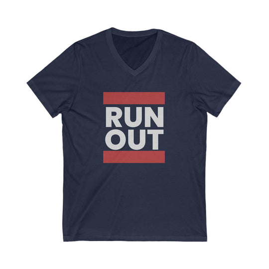 Run Out - Nothing More Nothing Less - Unisex V - Neck Tee - BFLY BILLIARDS