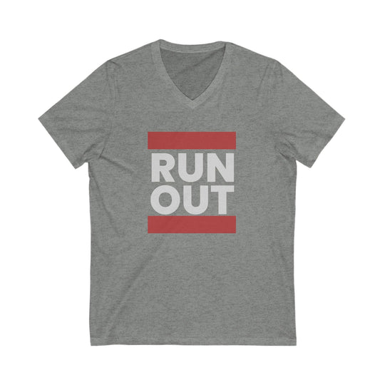 Run Out - Nothing More Nothing Less - Unisex V - Neck Tee - BFLY BILLIARDS