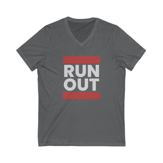 Run Out - Nothing More Nothing Less - Unisex V - Neck Tee - BFLY BILLIARDS