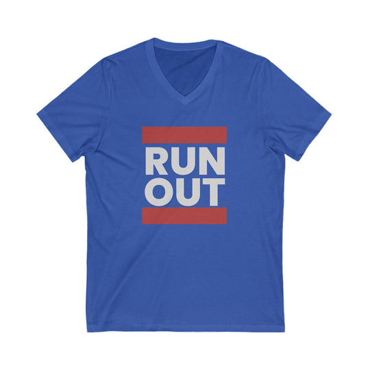 Run Out - Nothing More Nothing Less - Unisex V - Neck Tee - BFLY BILLIARDS