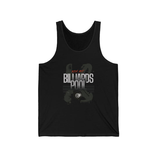 Runout Billiards - X - 8 Ball - Unisex Tank Top - BFLY BILLIARDS