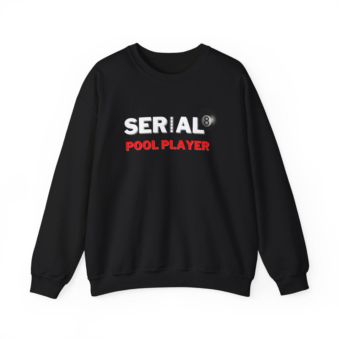 Serial Pool Player - 8 Ball - Unisex Crewneck Sweatshirt - BFLY BILLIARDS