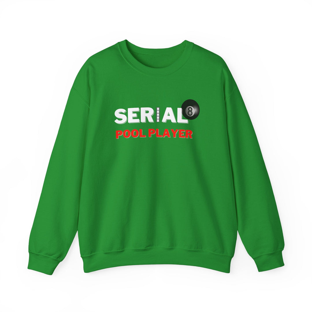 Serial Pool Player - 8 Ball - Unisex Crewneck Sweatshirt - BFLY BILLIARDS