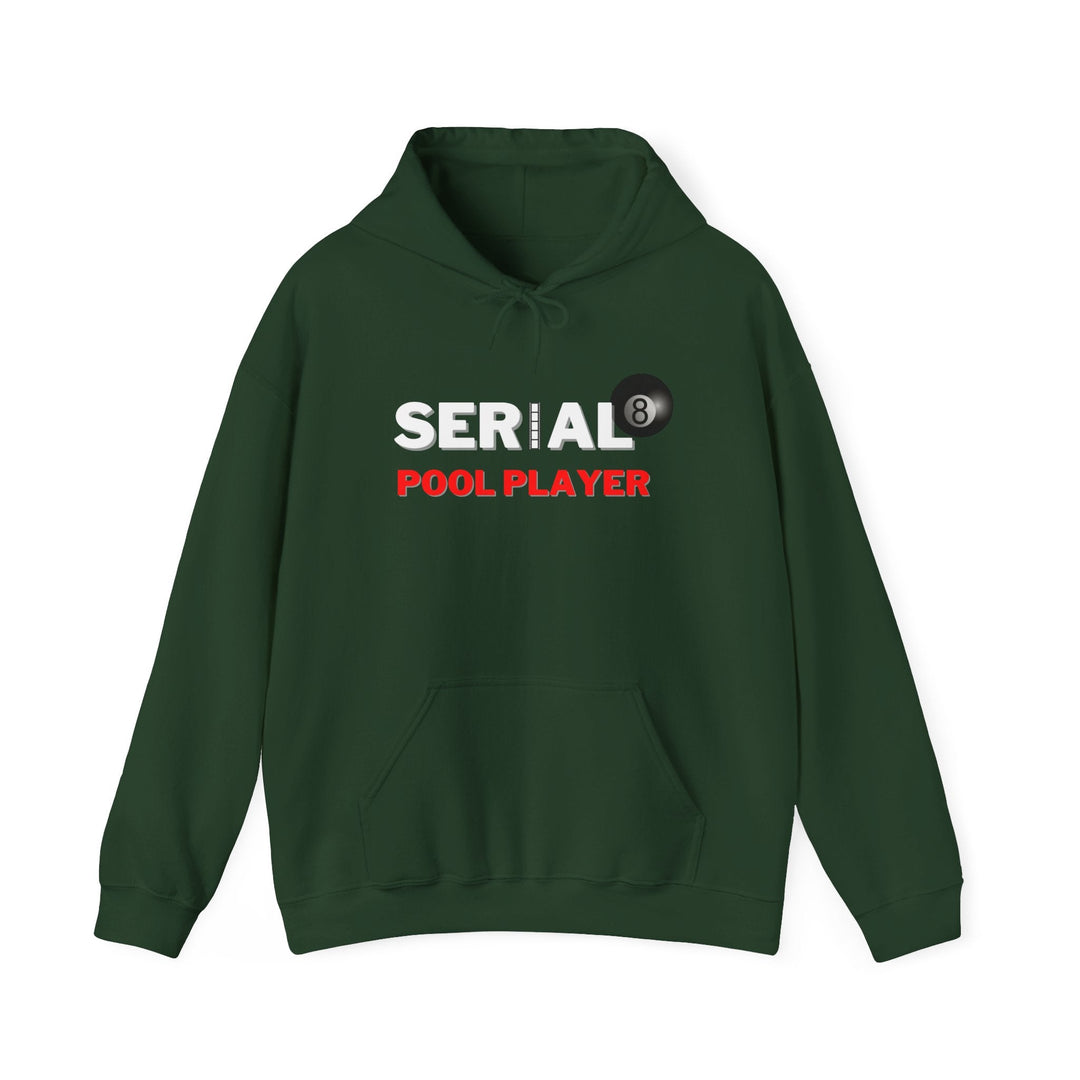 Serial Pool Player - 8 Ball - Unisex Pullover Hoodie - BFLY BILLIARDS