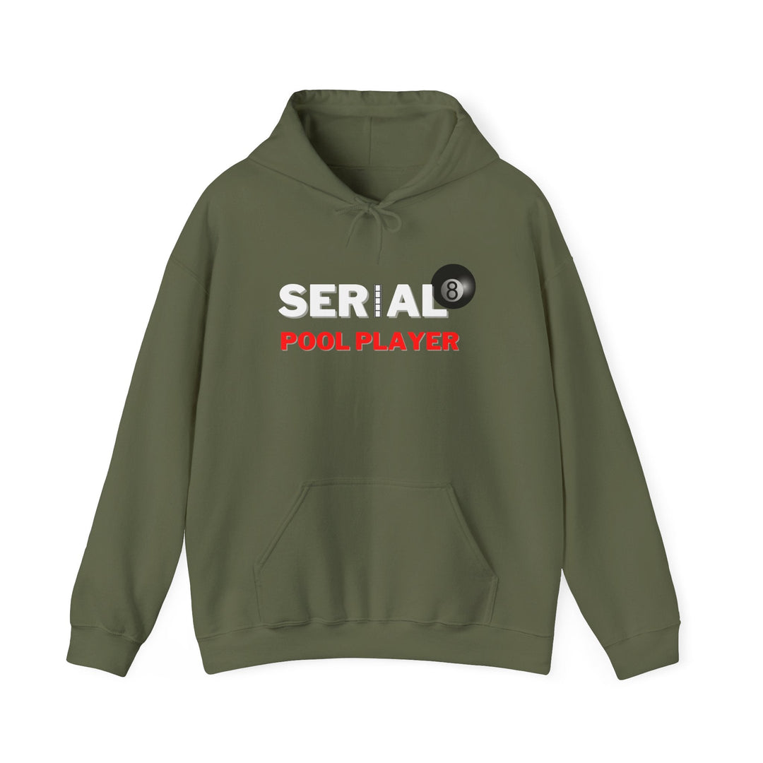 Serial Pool Player - 8 Ball - Unisex Pullover Hoodie - BFLY BILLIARDS