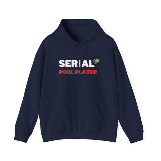 Serial Pool Player - 8 Ball - Unisex Pullover Hoodie - BFLY BILLIARDS