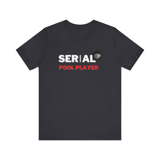 Serial Pool Player - 8 Ball - Unisex Softstyle Tee - BFLY BILLIARDS