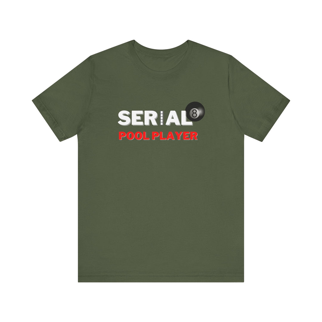 Serial Pool Player - 8 Ball - Unisex Softstyle Tee - BFLY BILLIARDS