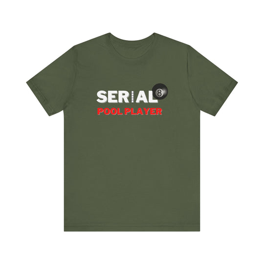Serial Pool Player - 8 Ball - Unisex Softstyle Tee - BFLY BILLIARDS