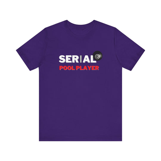 Serial Pool Player - 8 Ball - Unisex Softstyle Tee - BFLY BILLIARDS