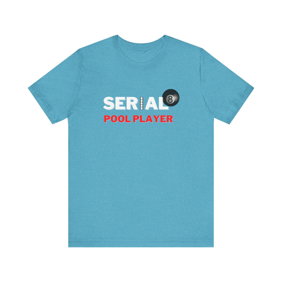 Serial Pool Player - 8 Ball - Unisex Softstyle Tee - BFLY BILLIARDS