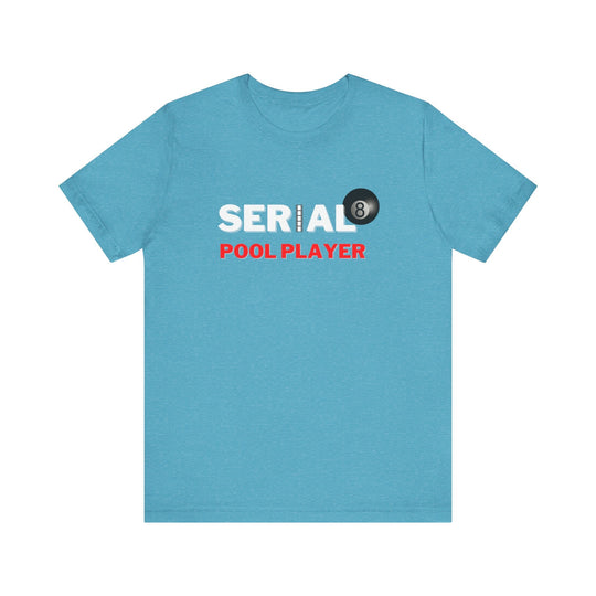 Serial Pool Player - 8 Ball - Unisex Softstyle Tee - BFLY BILLIARDS