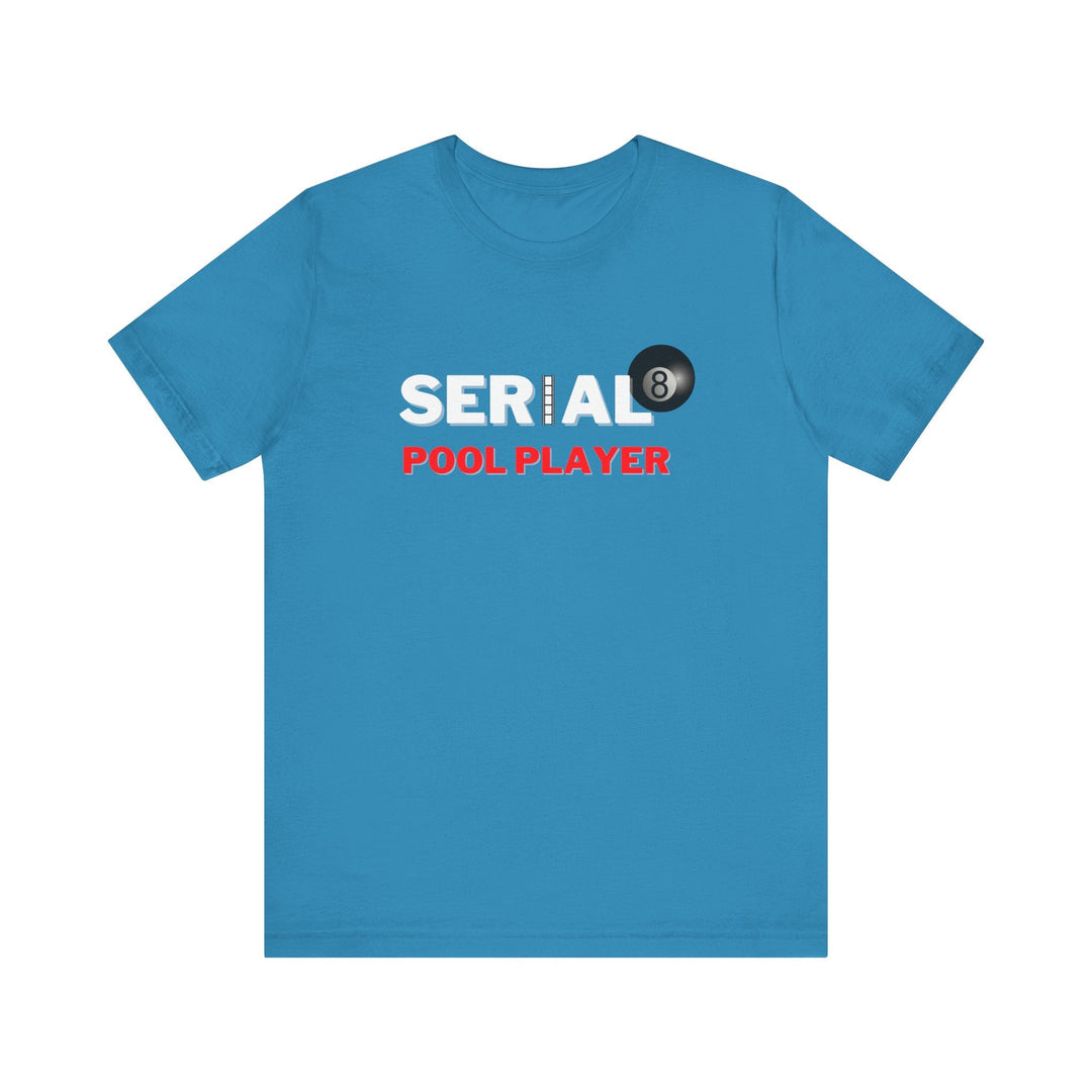 Serial Pool Player - 8 Ball - Unisex Softstyle Tee - BFLY BILLIARDS