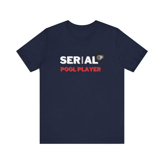Serial Pool Player - 8 Ball - Unisex Softstyle Tee - BFLY BILLIARDS